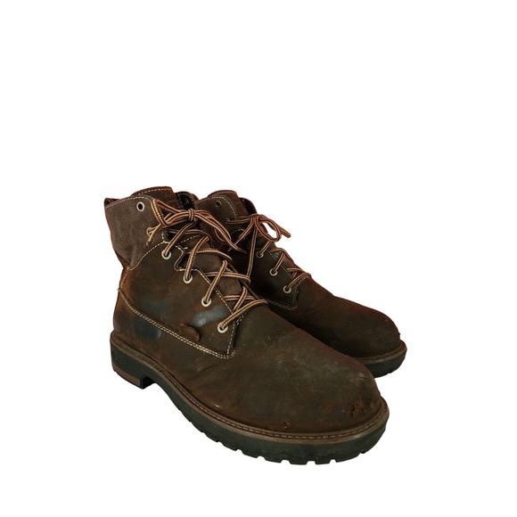 Timberland PRO Women's Hightower 6" Alloy Toe Waterproof Work Boot Brown 11 - Picture 1 of 12